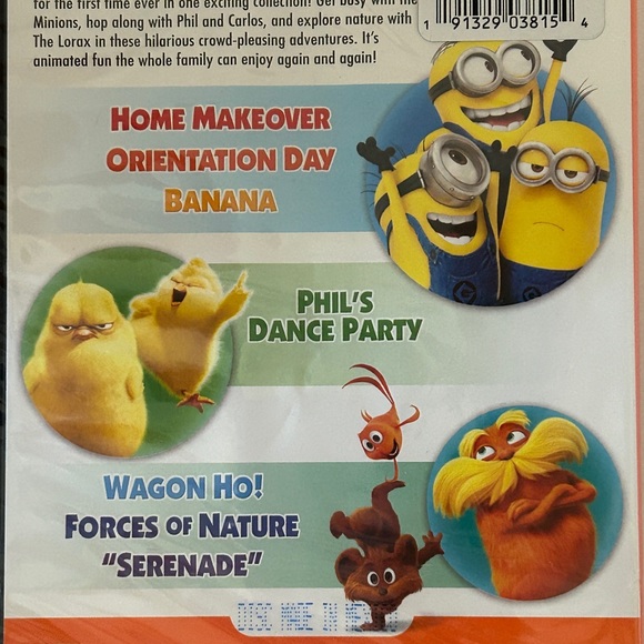 7 Mini-Movie Collection Disney Despicable Me, HOP & Dr. Seuss The Lorax DVD 2014 - Picture 4 of 5